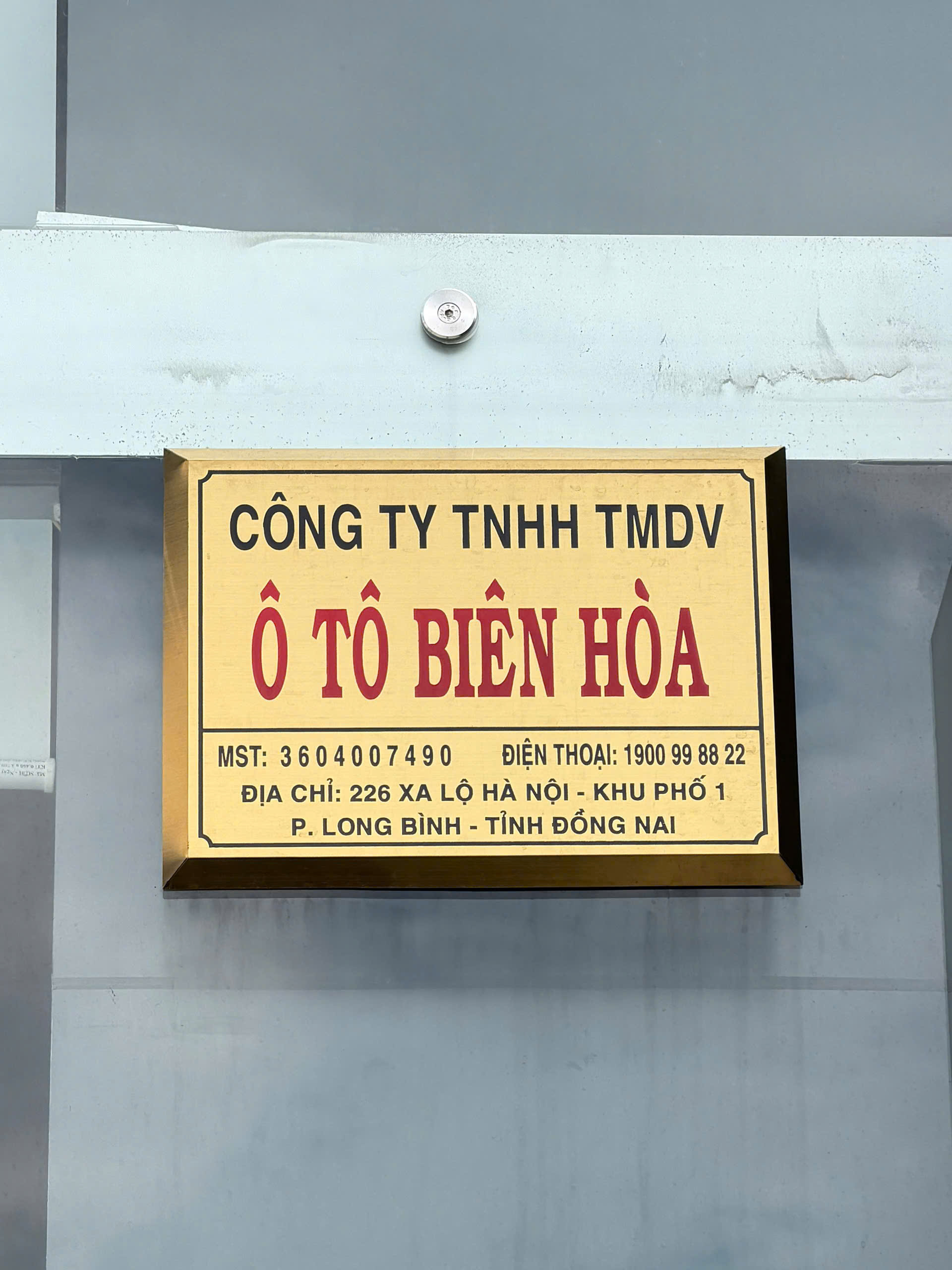 Công Ty TNHH TMDV Ô tô Biên Hòa